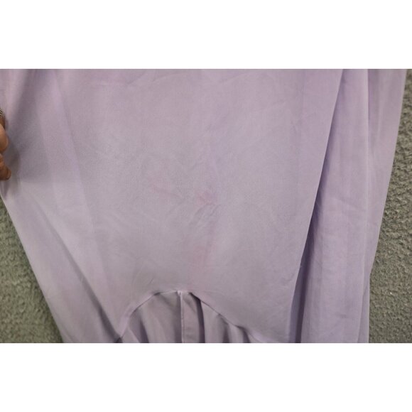 Madison Studio Intimates Purple Embroidered Beaded Slip Dress-Size Large-Fairy - Picture 6 of 12